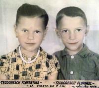 Florin și Florentina, sora sa geamănă